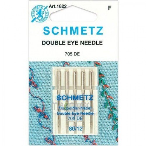 Schmetz Dubbla Nålsöga 5-pack 